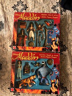 Disney's Aladdin Mattel Action Figure Playset Lot of 2