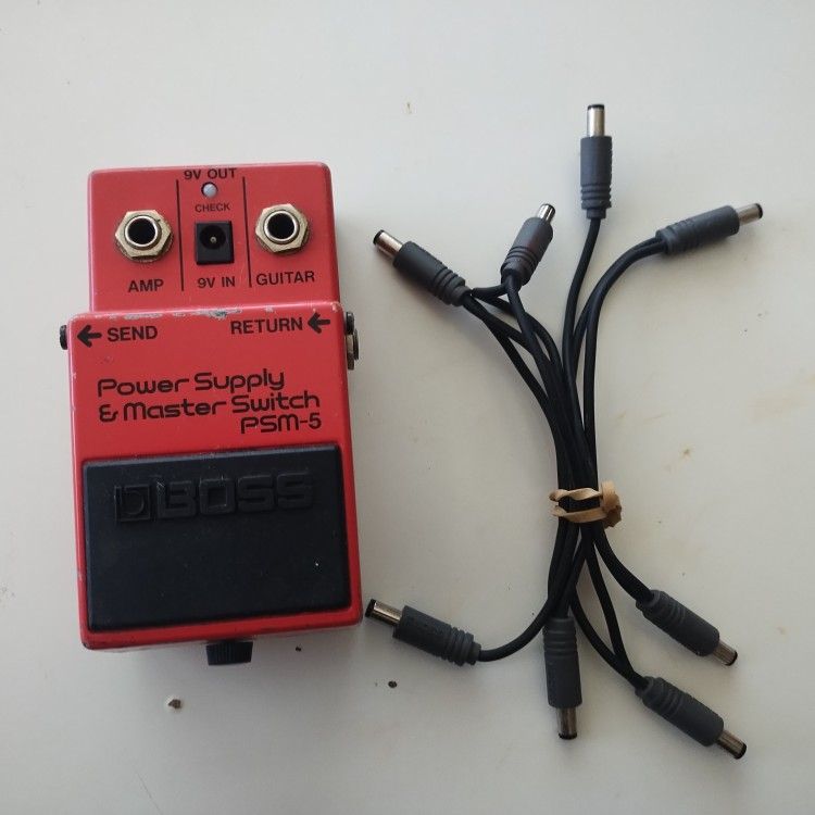 Boss Power Supply And Master Switch