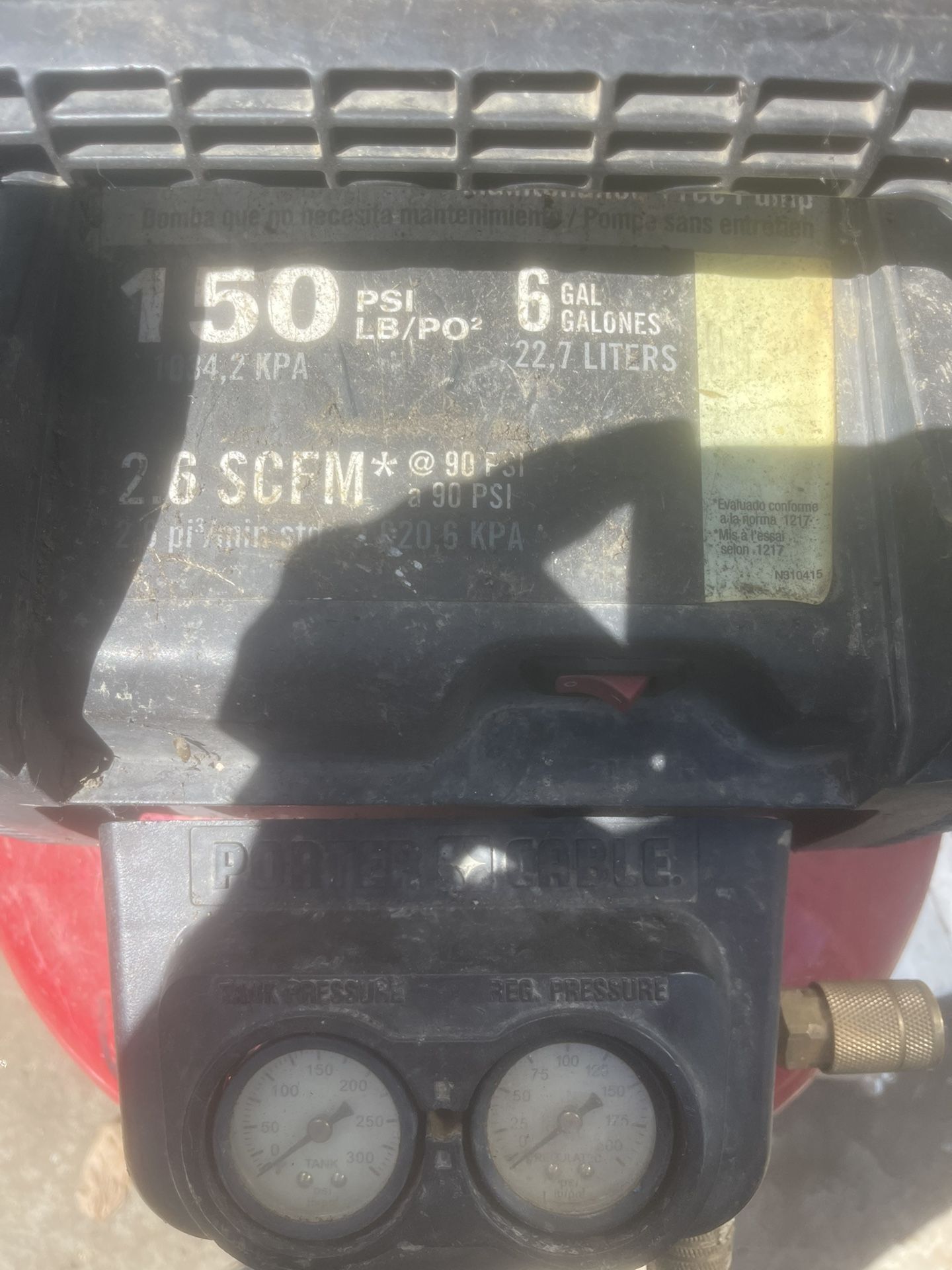 Porter Cable Compressor