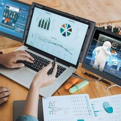 $99-Laptop Screen Extender, 13.3” Full HD IPS Display with case