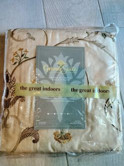 New Great Indoors Drapery Panel 50” x 120”