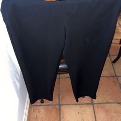 Large Black Slack Pants