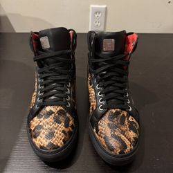 MCM Leopard Print Sneakers – Size 37 (US 6.5/7) – $200 OBO