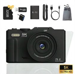 Brand new 5k camera bundle — unopened (includes accessories)