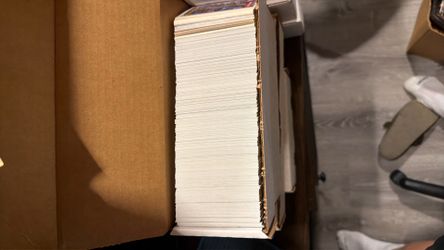 Boxes of cards