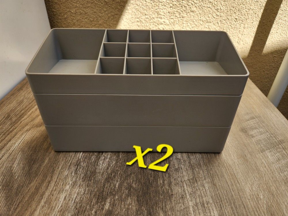 3 Stackable Makeup/Organization Trays From Target