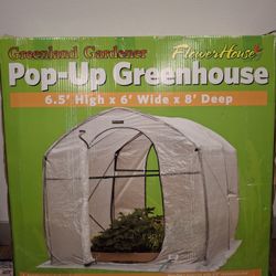 Pop-Up Greenhouse - 6'W x 8'D x 6.5'H (for sale)