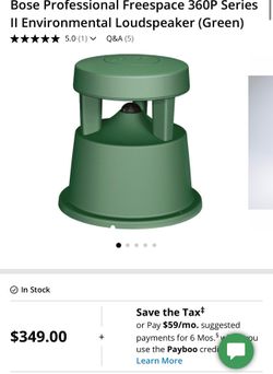 Bose Professional Freespace 360P Series II Environmental Loudspeaker (Green)