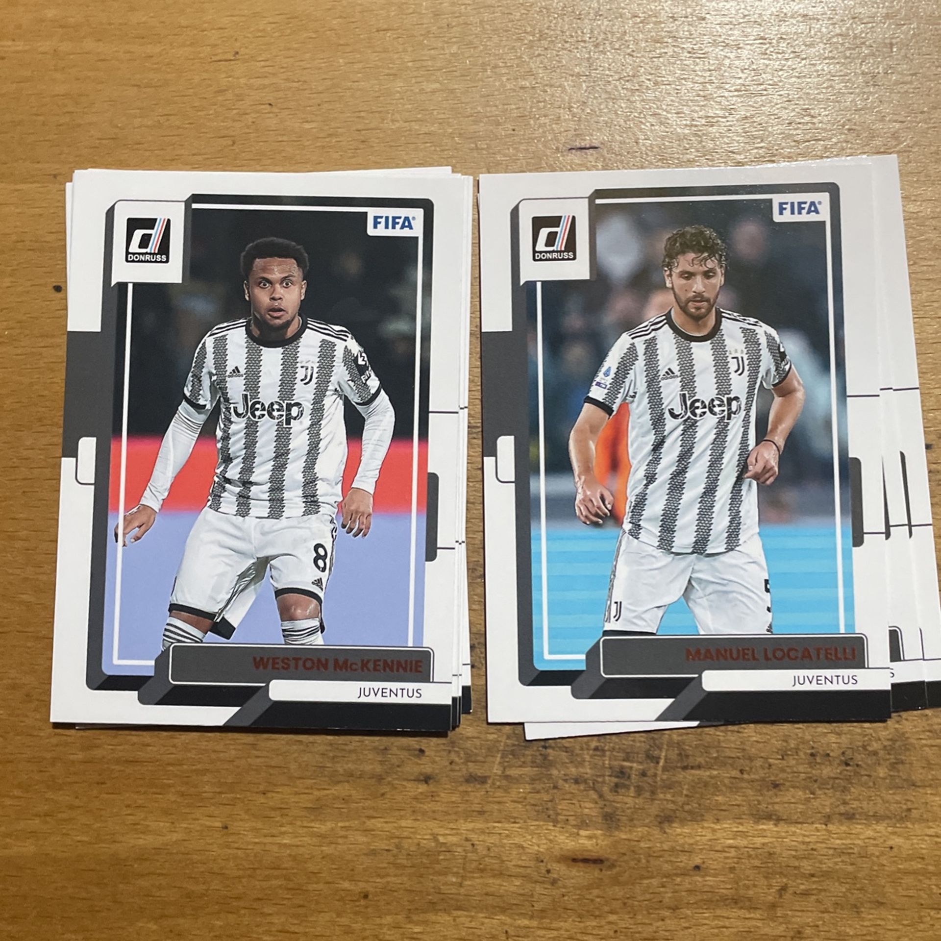 2023 DONRUSS JUVENTUS 9 CARD LOT 