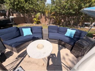 Patio set couch outdoor