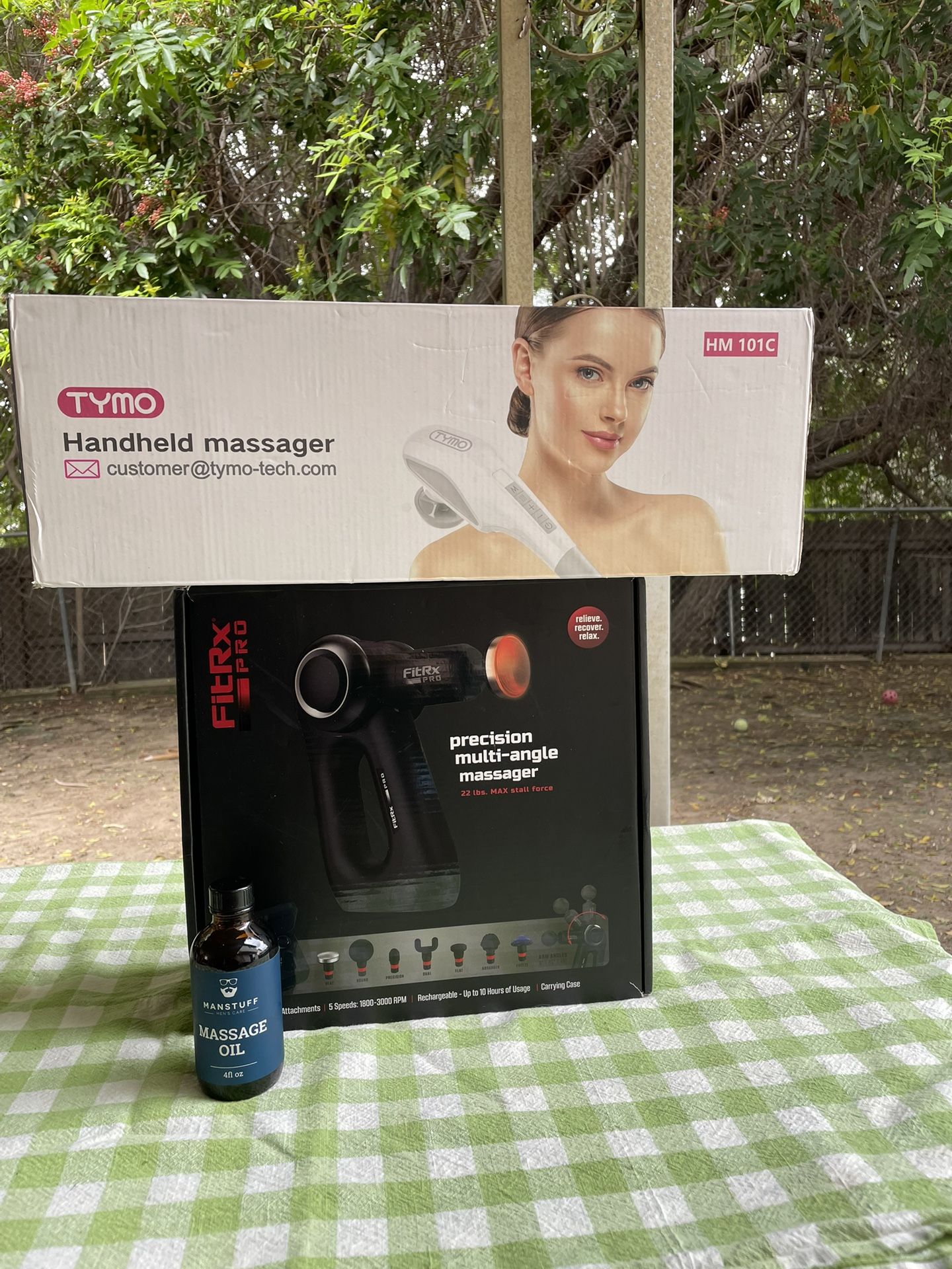 Massage Gun, Second Massager And Massage Oil