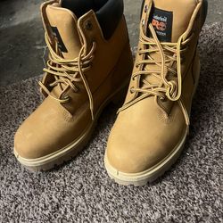8.5 Steel toe MENS Timberland Pro Boots 