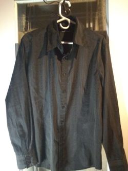 7 Diamond size extra large long sleeve button up collard shirt