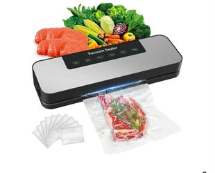 New Vacuum Sealer for Food, Food Vacuum Sealer Machine Portable Compact with Auto Seal, Dry & Moist Modes for Sous Vide, Meal Prep, Marinator, Food St
