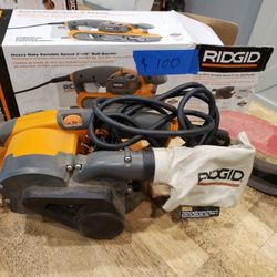 Ridgid heavy duty belt sander