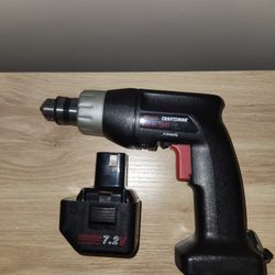 Sears/Craftsman 3/8" Cordless Drill w/ 7.2V Battery (BOTH UNTESTED) No Charger