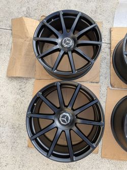 AMG Wheels 20" Black Matte Mercedes W222 C217 S63 S65 W221