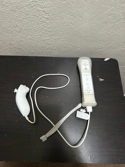 Wii remote with motion plus and nunchuck