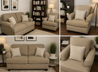 2 Sofa Love Seats Armchair