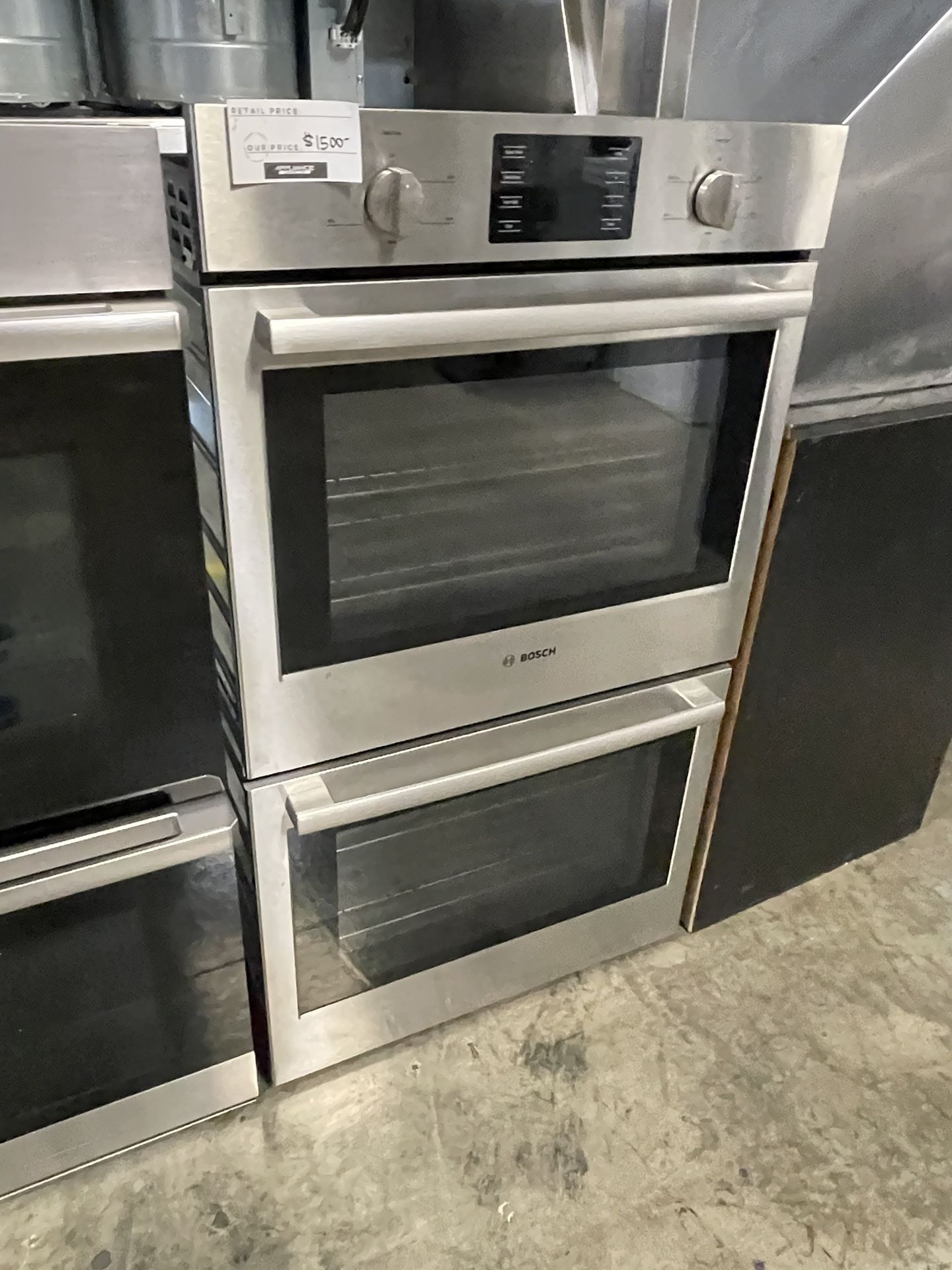 BOSCH DOUBLE WALL OVEN 30 INCH WIDE ELECTRIC 220v