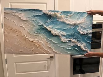 Ocean Painting (Print)- 3D effect
