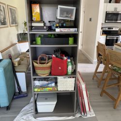 Gray Pastel Book Shelf