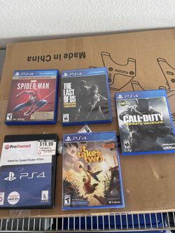 PS 4 Games Spider Man | NFS rivals | Last Of Us| COD