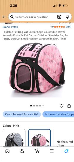 Small pet carrier