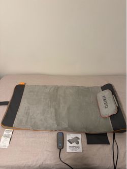 HoMedics Air Compression Back Stretching Mat w/ Remote Control Gray