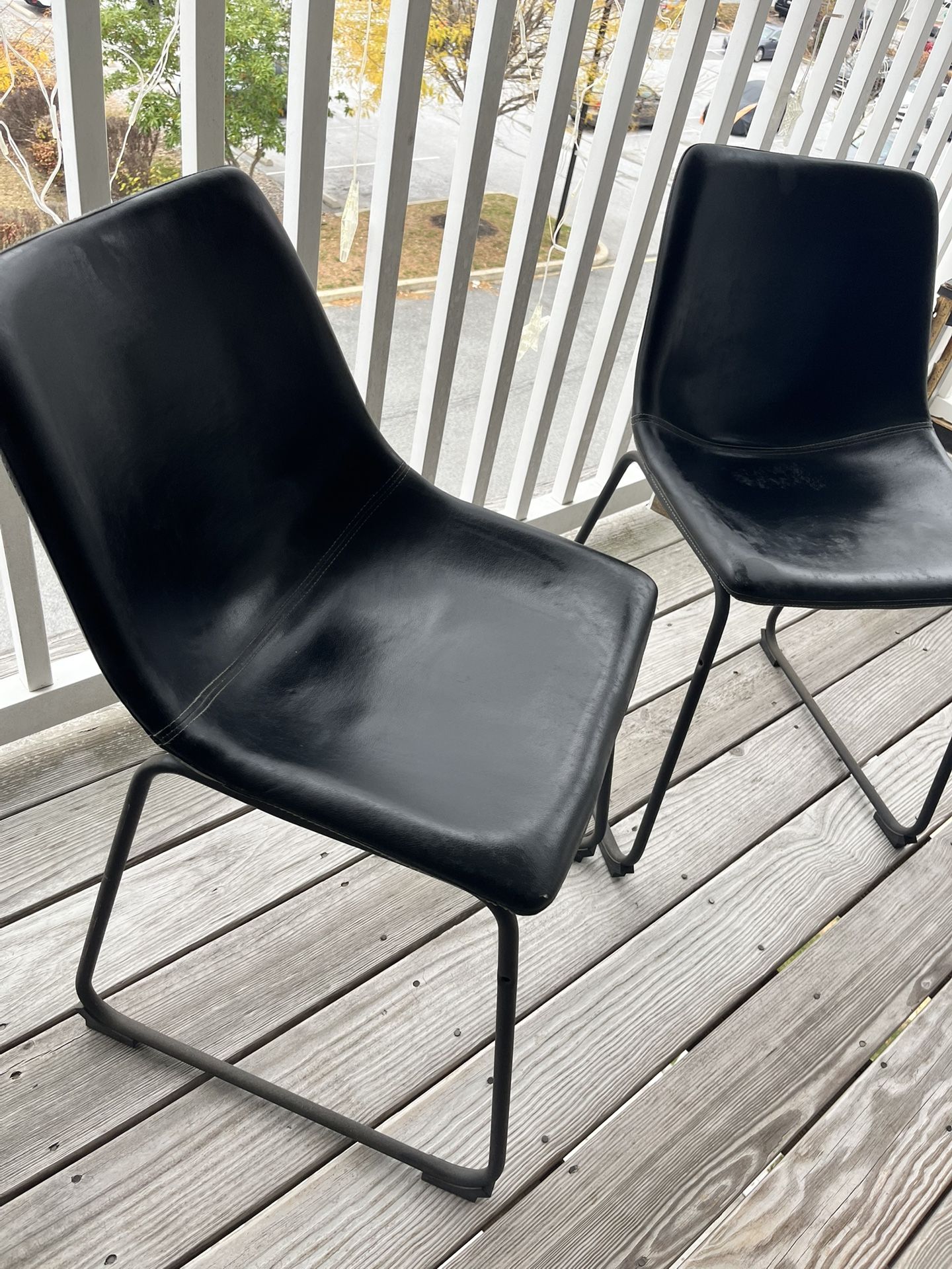 Two Black Chairs