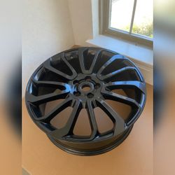 New Glossy Black Alloy Auto Rims, Modern Spoke Design – Lucas, TX