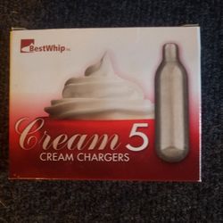 CREAM. 5. CHARGERS