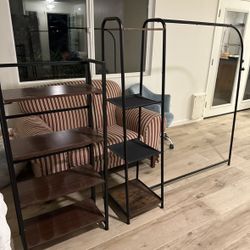 Clothing Rack and Shelving