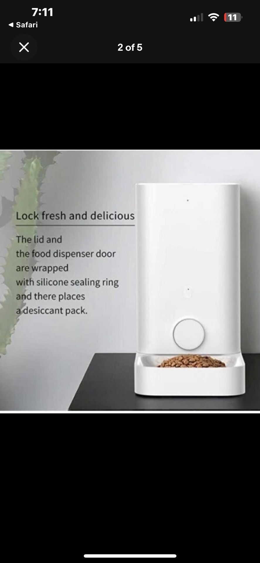 2 PETKIT smart Cat Feeders BLK FRIDAY SALE