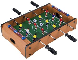Homeware Wooden Classic Mini Table Top Foosball (Soccer) Game Set - 20"