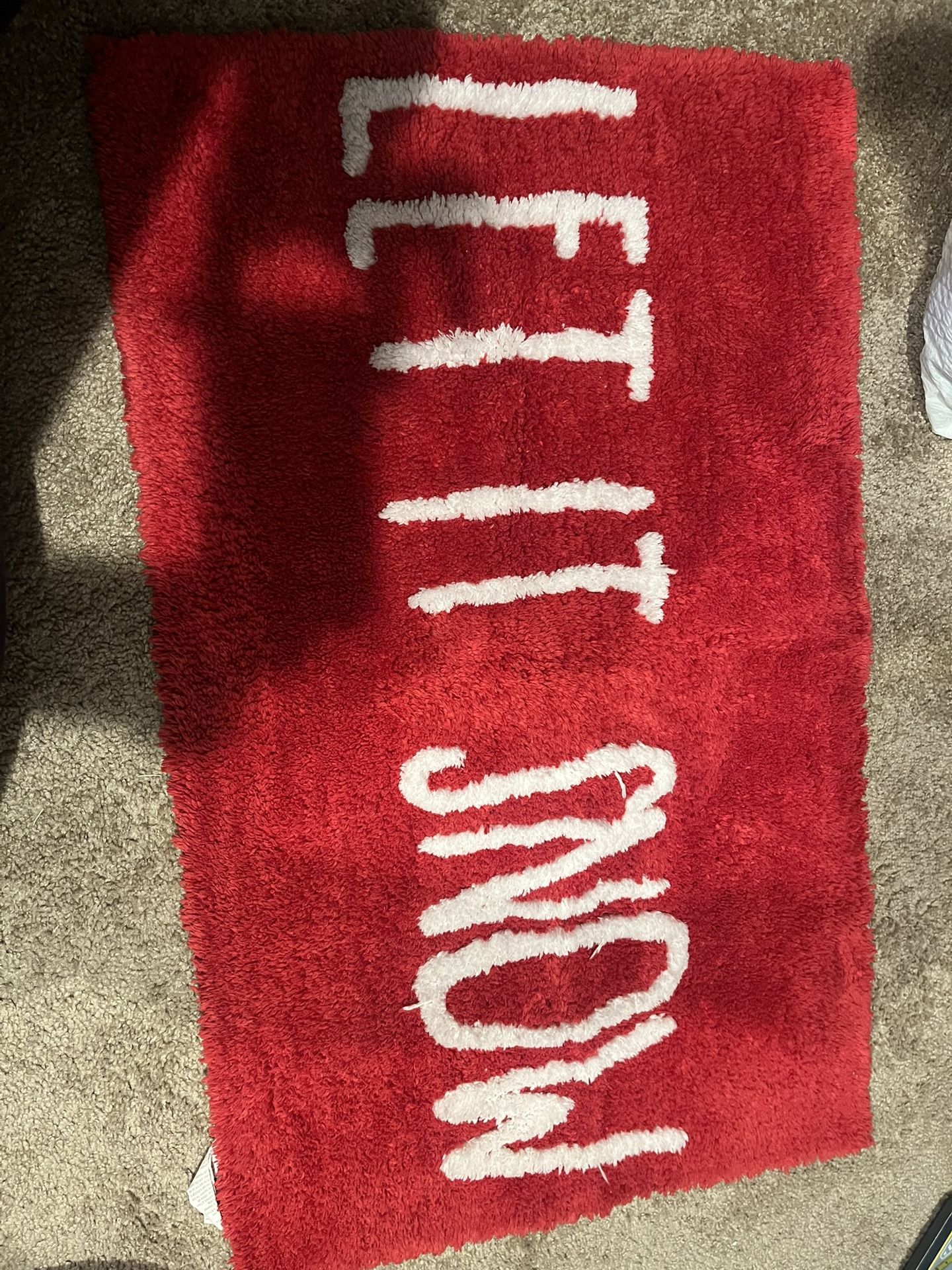 Let It Snow Bathroom Rug