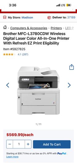 Brother Printer, Scanner, & Copier