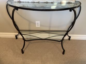 Glass Sofa Or Accent Table