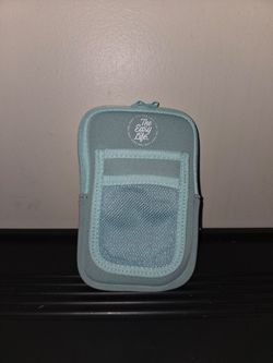 The Easy Life Blue Zipper Pouch with Tag