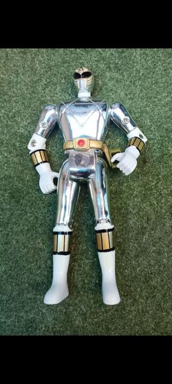 Power Rangers Mighty Morphin Chrome White  (12)