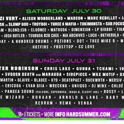 HARD SUMMER VIP DAY 2 AND DAY 3