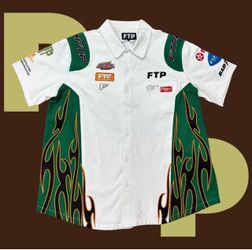 FTP Raceway Button Up Shirt (X-Large)