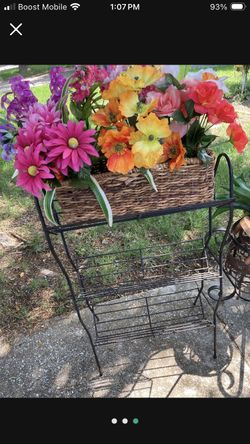 $45-Large Vintage Mid Century Stand/check out our other listings