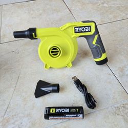 RYOBI USB Rechargeable High Volume Inflator
