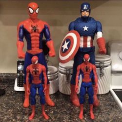 Spider Man Captain America 20 Inches Tall 