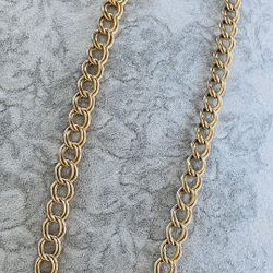 Gold Tone Chain Belt Adjustable Size From Small To Large 