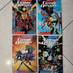 DC Cosmic Odyssey Complete Set Comic Lot of 4 NM 1988 Superman Batman Darkseid
