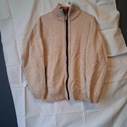 Jacket,  Coat, Beige, Size L