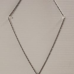 Platinum Rope Chain 30-inc