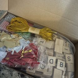 DIY Christmas Scrabble Ornaments